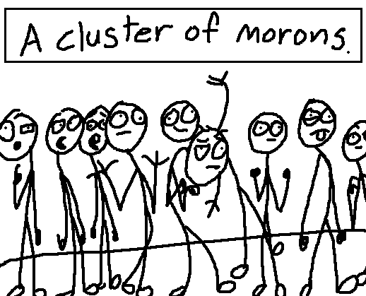 ClusterOfMorons.gif